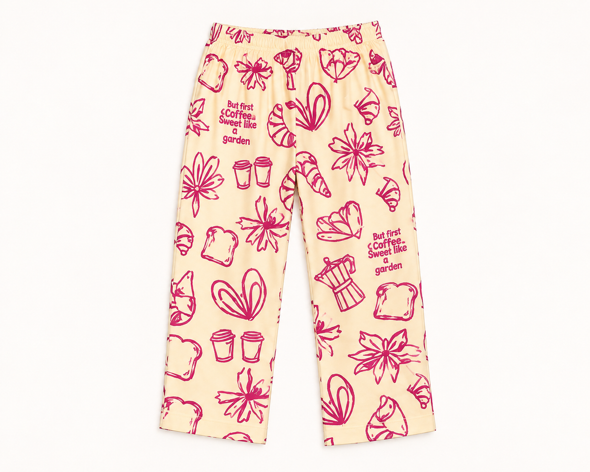 Pantalón Sweet Like a Garden (Amarillo/Morado)