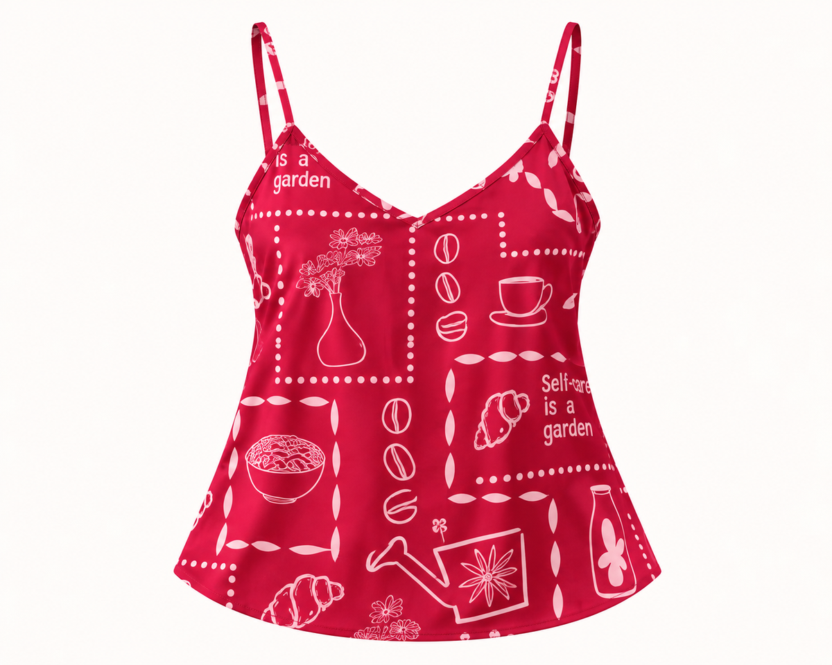 Blusa de Tiras New Garden (Vinotinto)