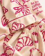 Sweet Like a Garden · Manga Corta (Amarillo/Fucsia)
