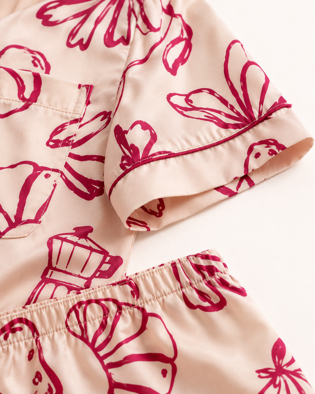 Sweet Like a Garden · Short (Vinotinto/Rosa)