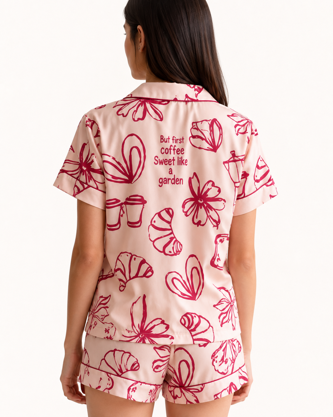 Sweet Like a Garden · Short (Vinotinto/Rosa)